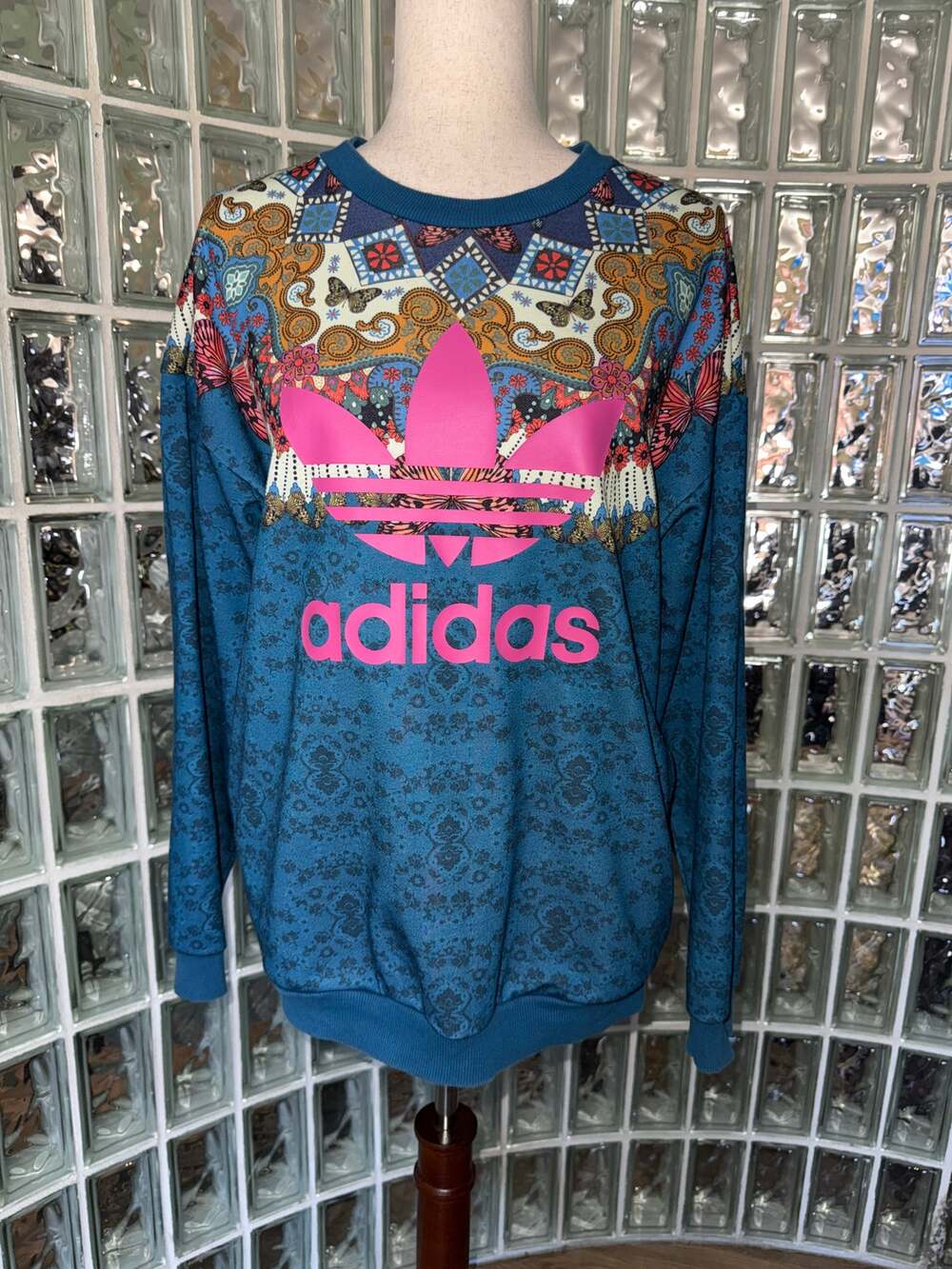 ADIDAS - Farm Rio Borbomix Sweatshirt Multicolor - Size Small